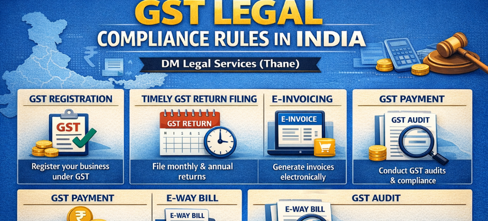GST Legal Compliance Rules in India