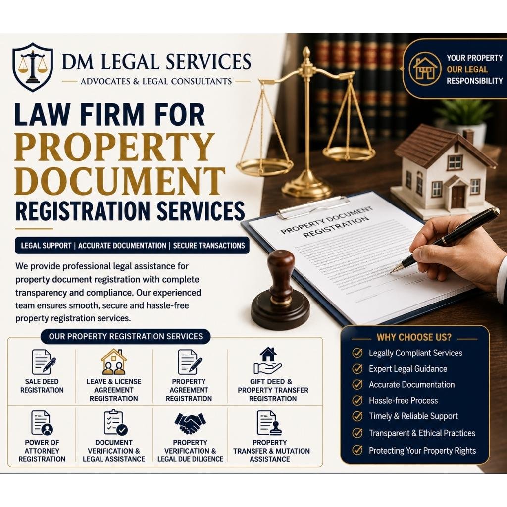 Law Firm For Property Document Registration Services