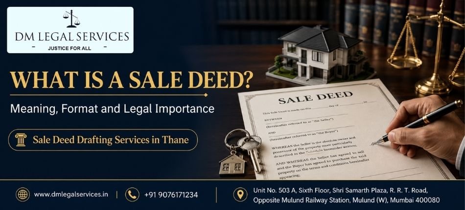 Sale Deed Drafting Services in Thane | Dm Legal Services