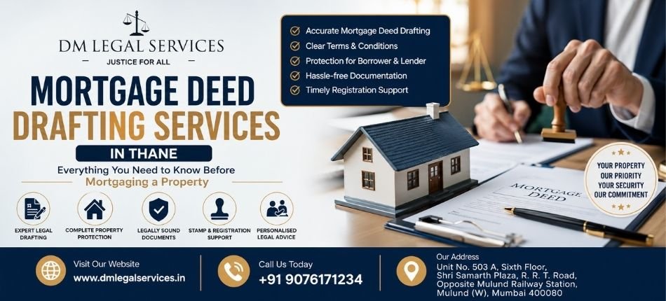 Mortgage Deed Drafting Services in Thane | Dm Legal Services