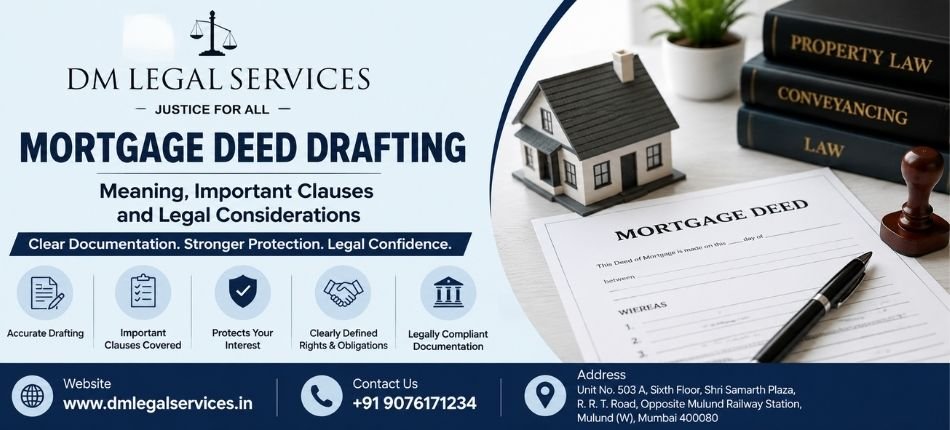 Mortgage Deed Drafting | Dm Legal Services