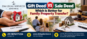 Gift Deed Registration in Thane | Dm Legal Services